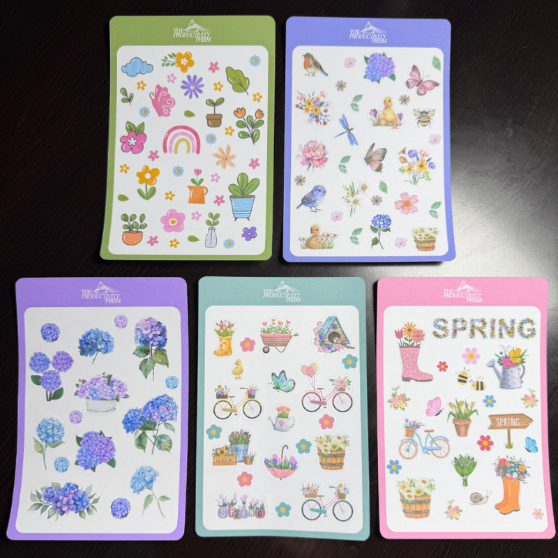 Spring Sticker Set (5 sheets)