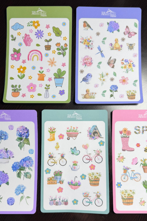 Spring Sticker Set (5 sheets)