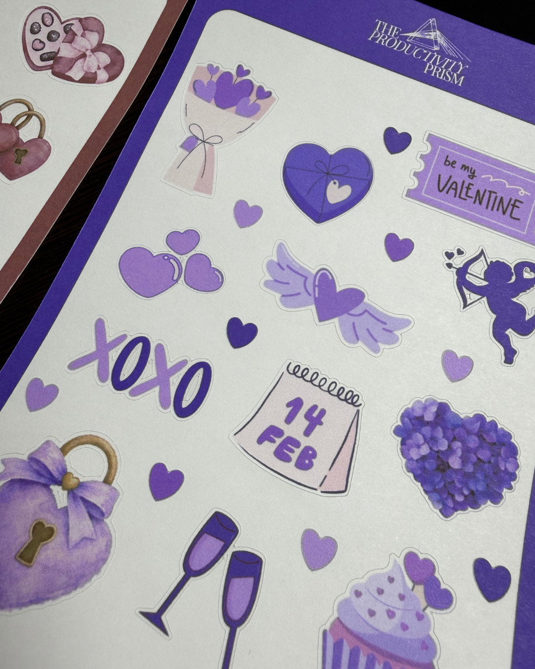 Valentine's Sticker Set (4 sheets)