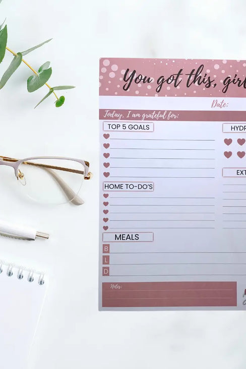 BOSS BABE Daily Planner Notepad Productivity Prism
