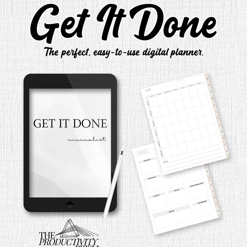 Get It Done - Undated Planner