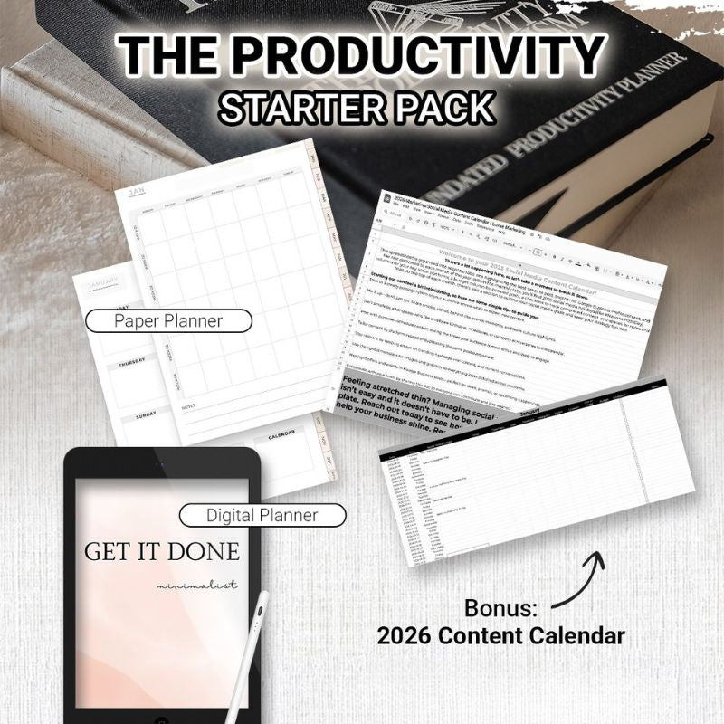 The Productivity Starter Pack (Save $10)